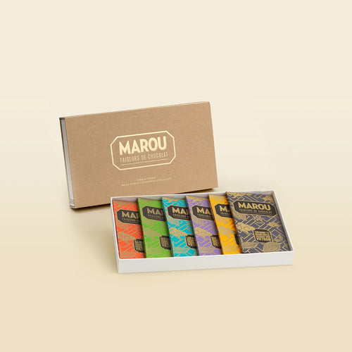 6 Single Origin Chocolate Bars Gift Box