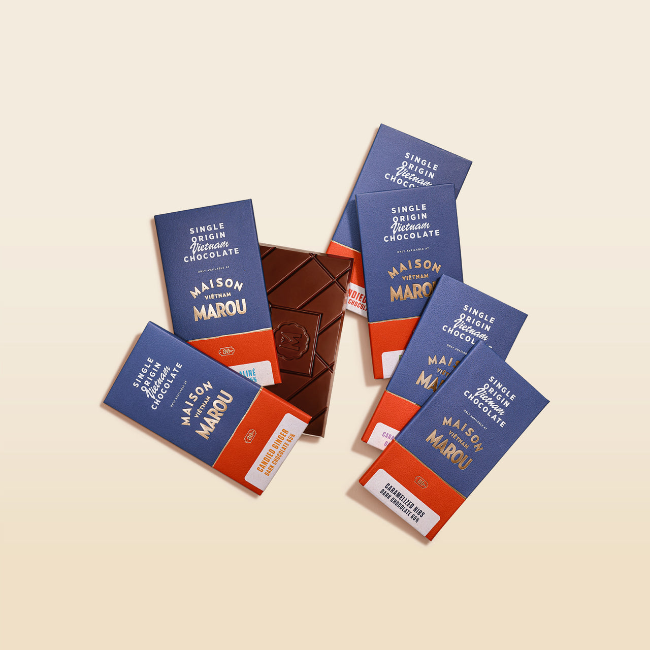 Inclusion 65% Dark Chocolate Bars Collection – Set of 6